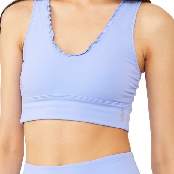 NWT Free People Movement Hearts Aflutter Sports Bra Candied Lilac - Picture 1 of 5